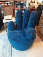 Stoel in de vorm van een hand, Ophalen, Blauw, Zo goed als nieuw, Eén
