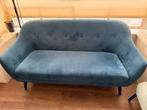 Egedal 2.5 zitsbank - Velours blauw, Ophalen, Gebruikt, 150 tot 200 cm, Driepersoons