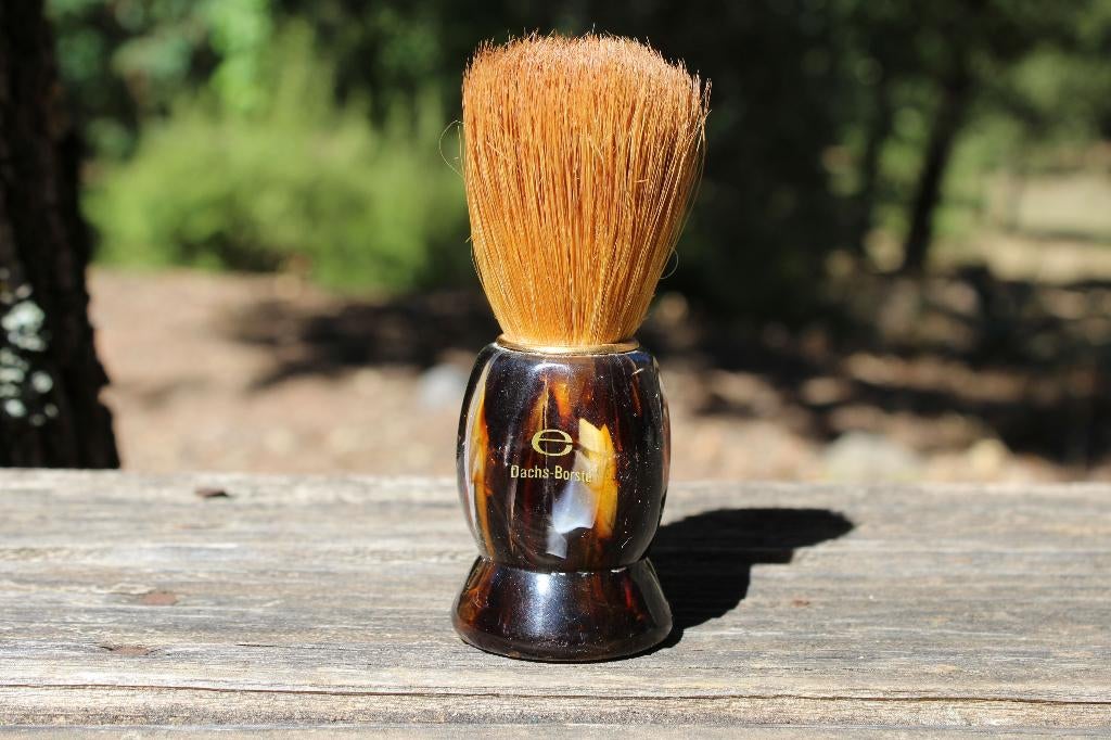 Brocante - Oude kwast voor hippe gast!, Ophalen of Verzenden, Gebruikt, Gehele gezicht, Verzorging