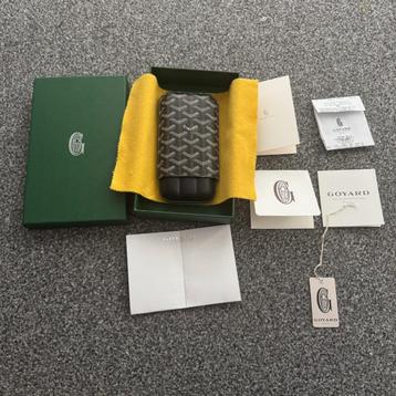 Goyard 3C Churchill sigarenkistje Zwart met Doos & Factuur beschikbaar voor biedingen