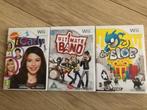 3 Wii-spellen Ultimate Band, de Blob en iCarly, Ophalen, Muziek, Nieuw, 3 spelers of meer