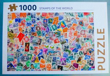 Rebo Premium Quality puzzel Postzegels van de wereld 1000 st beschikbaar voor biedingen