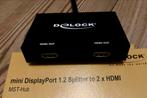 Delock mini DisplayPort 1.2 splitter to 2x HDMI, Nieuw, Ophalen of Verzenden