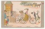 Fietsen., Verzenden, Voor 1920, Ongelopen, Overige thema's