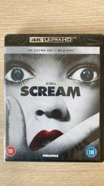 Scream 4K blu ray NIEUW NL subs, Cd's en Dvd's, Blu-ray, Ophalen of Verzenden, Nieuw in verpakking, Horror