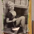 Oude Marilyn Monroe zwart/wit poster ca 62x90cm, Verzamelen, Posters, Ophalen, A1 t/m A3, Film en Tv, Rechthoekig Staand