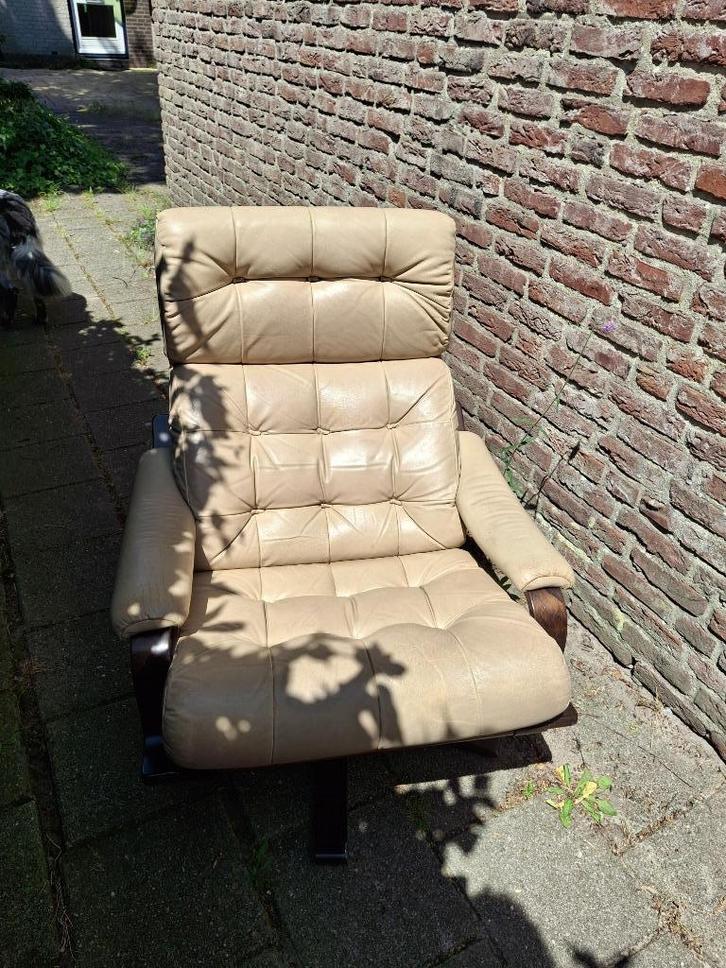 Retro vintage swiffel chair - Vatne Mobler, Norway, Verzamelen, Retro, Huis en Inrichting, Ophalen