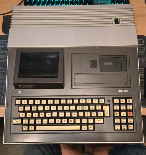 Philips P2000T met basic 1.1, Computers en Software, Vintage Computers, Ophalen of Verzenden