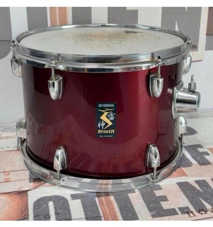 Yamaha Rydeen Tom drum 14 x 10.5“ inch Rood glans toms drums, Muziek en Instrumenten, Percussie, Gebruikt, Ophalen of Verzenden