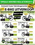 E-Bike! Sparta Entree Comfort Bike! Garantie + Onderhoud!, Fietsen en Brommers, Elektrische fietsen, Gebruikt, Overige merken