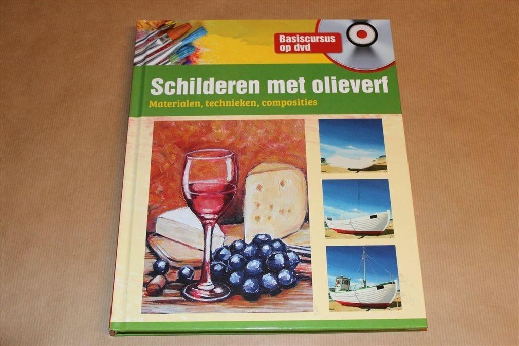 Schilderen met Olieverf — Basiscursus met DVD, Hobby en Vrije tijd, -, -, Schilderen op nummer, Ophalen of Verzenden