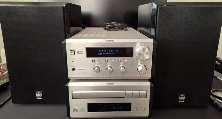 Yamaha CRX-E400 set tuner versterker/CD speler & bluetooth., Audio, Tv en Foto, Stereo-sets, Gebruikt, Cd-speler, Tuner of Radio