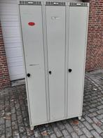 kledingkast staal 3 delig, Huis en Inrichting, Kasten | Kledingkasten, 50 tot 100 cm, 25 tot 50 cm, Met hangruimte, 150 tot 200 cm