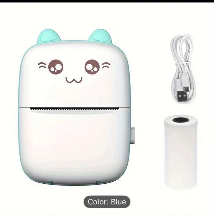 Mini Thermische Printer - Werkt Zonder Inkt!, Computers en Software, Printers, Nieuw, Fotoprinter, Thermo-printer, Zwart-en-wit printen