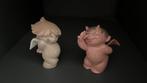 2 porseleinen Cheeky Cherubs beeldjes Nao by Lladro, Ophalen of Verzenden, Zo goed als nieuw