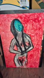 Schilderij vrouw, Ophalen