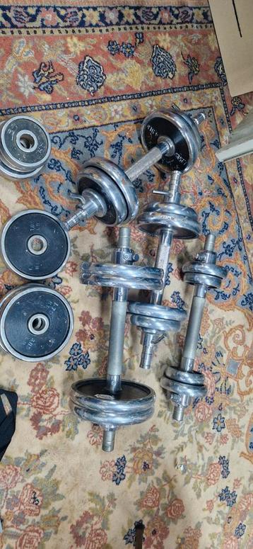 Stalen Dumbbells met Losse Gewichten beschikbaar voor biedingen