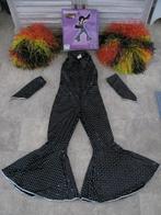 CarnavalJumpsuit&handschoentjes glitters mt 140,NIEUWStaat, Ophalen of Verzenden, Zo goed als nieuw, 134 t/m 140, Jongen of Meisje