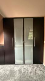 Ikea Pax kastdeuren 229x50 2x hout 2x frosted glas, Ophalen, Gebruikt, 200 cm of meer, 50 tot 100 cm