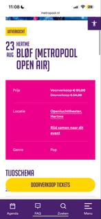 Gezocht; 2 kaartjes BLOF, Tickets en Kaartjes, Twee personen, Augustus