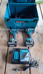Makita Accu Combiset 18v, Doe-het-zelf en Verbouw, Gereedschap | Boormachines, Ophalen of Verzenden, Zo goed als nieuw