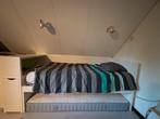 Ikea bed, Ophalen, 90 cm, Eenpersoons, Wit