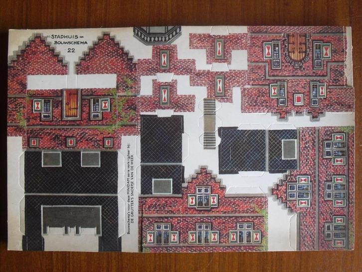 De Gruyter Minidam Bouwplaat - Stadhuis, Hobby en Vrije tijd, Modelbouw | Overige, Nieuw, 1:50 tot 1:144, Ophalen of Verzenden