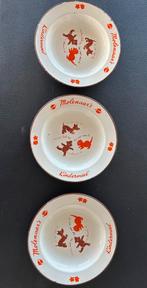 Emaille kinderbordjes, Ophalen