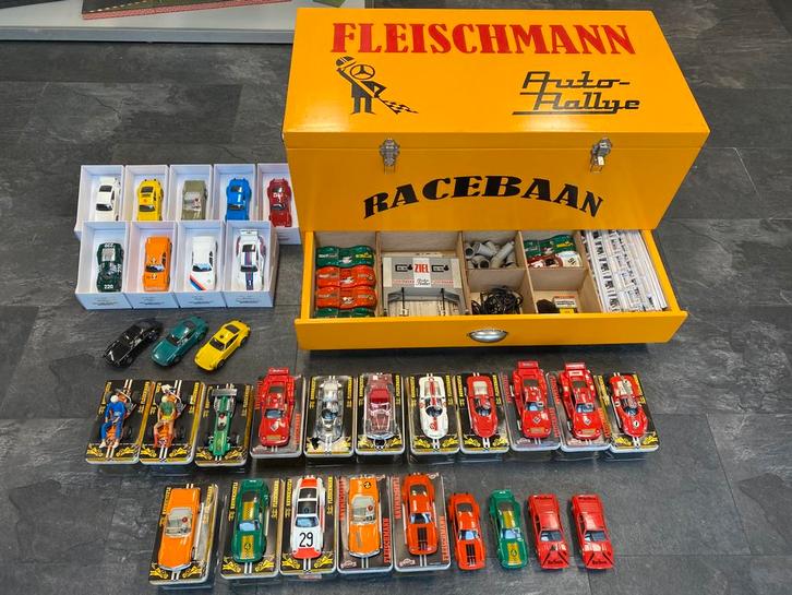 Fleischmann verzameling, Kinderen en Baby's, Speelgoed | Racebanen, Zo goed als nieuw, Racebaan, Elektrisch, Fleischmann, Ophalen