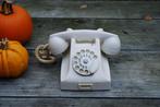 Witte telefoon PTT 1962, Telecommunicatie, Vaste telefoons | Niet Draadloos, Met draaischijf, Gebruikt, Ophalen of Verzenden