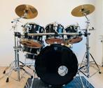 Yamaha Beech Custom 7-delig zwart, Muziek en Instrumenten, Drumstellen en Slagwerk, Ophalen, Zo goed als nieuw, Yamaha