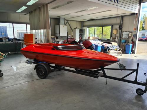 Shakespeare speedboot met chrysler 115pk motor en trailer, Watersport en Boten, Speedboten, Gebruikt, 3 tot 6 meter, Benzine, 70 tot 120 pk