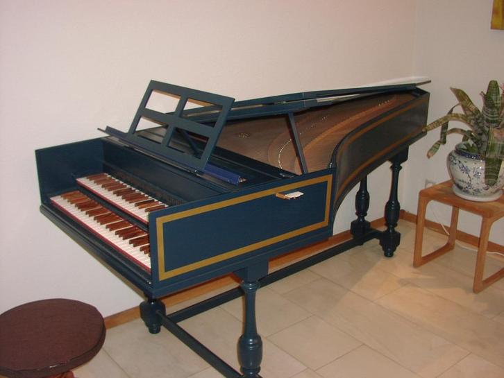 Klavecimbel van Fred Bettenhausen 1986, Muziek en Instrumenten, Snaarinstrumenten | Klavecimbels, Gebruikt, Ophalen