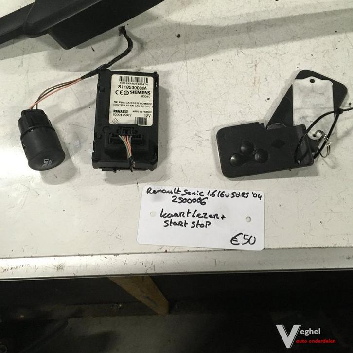 Renault scenic 1.6 16v 5drs 2004 Wagennr 2500006  Kaartlezer, Auto-onderdelen, Carrosserie en Plaatwerk, Gebruikt, Ophalen of Verzenden
