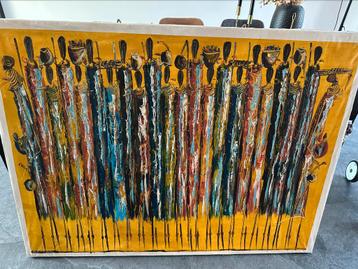 Schilderij uit Tanzania beschikbaar voor biedingen