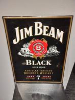 Jim Beam bourbon whisky reclamebord, Reclamebord, Ophalen of Verzenden, Zo goed als nieuw