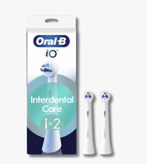 Oral-B Opzetborstels iO Interdental Clean 2 stuks, Sieraden, Tassen en Uiterlijk, Uiterlijk | Mondverzorging, Nieuw, Opzetborstel