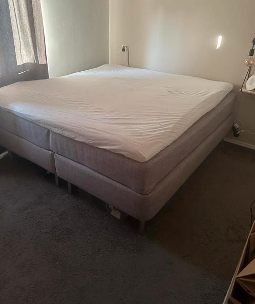 IKEA boxspring 180x200, Huis en Inrichting, Slaapkamer | Boxsprings, Gebruikt, 180 cm, 200 cm, Tweepersoons, Ophalen