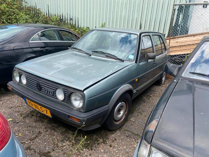 Volkswagen golf GTD 1986 Groen, Auto's, Volkswagen, Bedrijf, Te koop, Open dak, Radio, Diesel, Hatchback, Handgeschakeld, Geïmporteerd