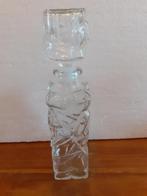 Mooie kubistische glazen karaf - jaren 70, Ophalen of Verzenden