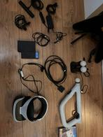Playstation VR met aim controller en twee move controllers, Ophalen, Zo goed als nieuw, VR-bril, Sony PlayStation