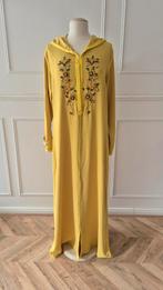 Marokkaanse Jelabba, Kleding | Dames, Maat 38/40 (M), Galajurk, Geel, Ophalen of Verzenden