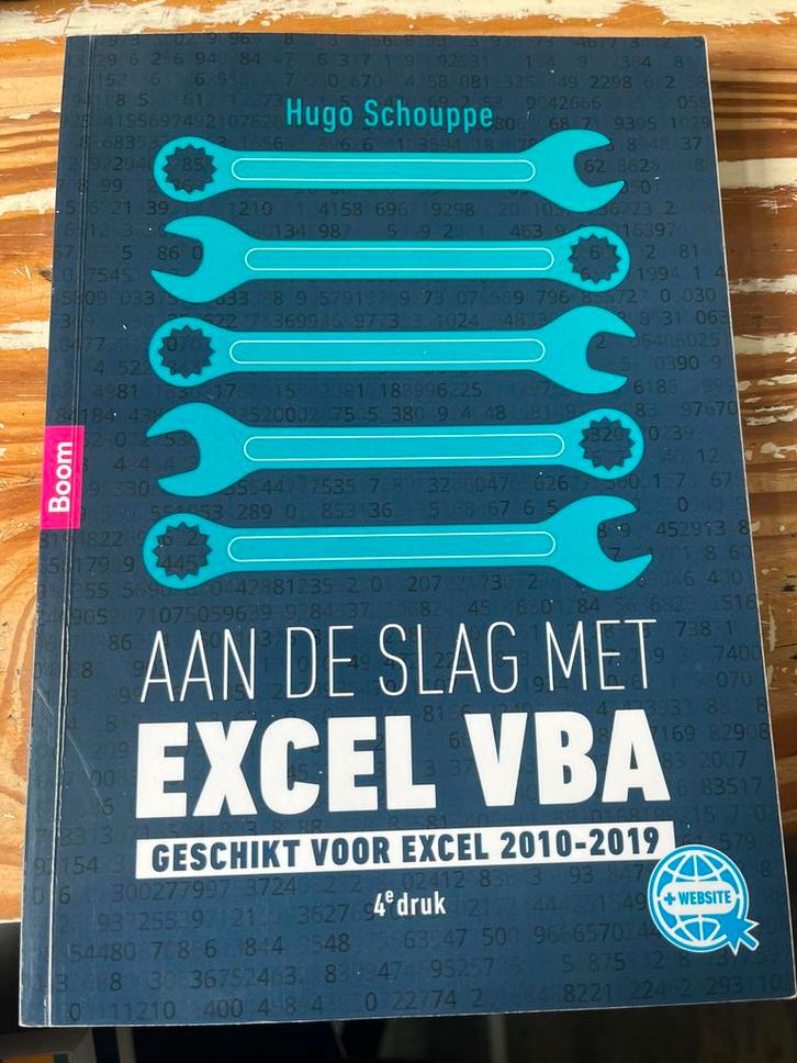 Hugo Schouppe - Aan de slag met Excel VBA, Boeken, Schoolboeken, Zo goed als nieuw, Nederlands, Overige niveaus, Ophalen of Verzenden