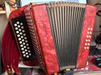 Harmonica, Muziek en Instrumenten, Accordeons, Gebruikt, Met riemen, Overige formaten, Knopaccordeon