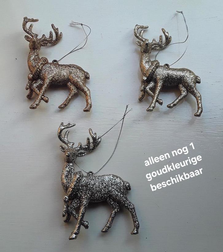 Glitter hert - hanger - alleen nog 1 goudkleurige beschikbaa, Diversen, Kerst, Nieuw, Ophalen of Verzenden