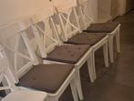 4 x Ikea stoelen, Huis en Inrichting, Ophalen of Verzenden, Wit, Twee