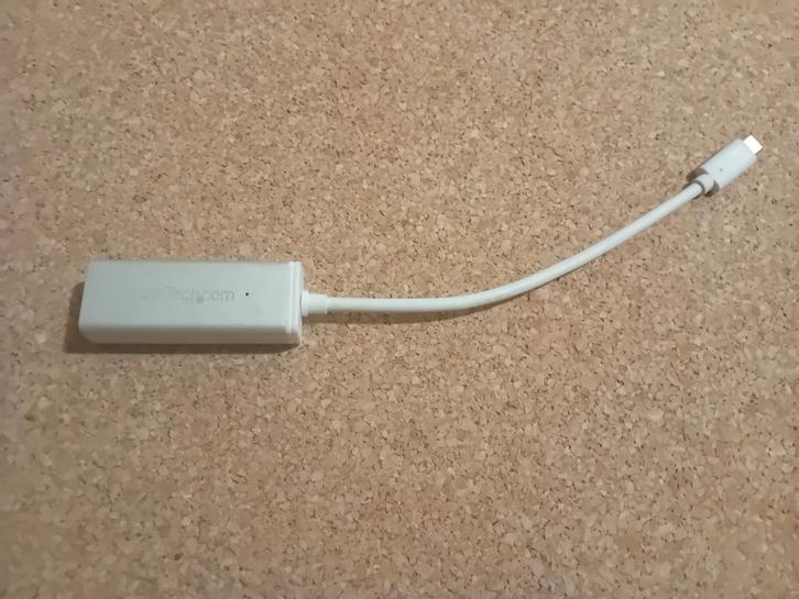 StarTech USB-C naar Gigabit Ethernet Adapter, Computers en Software, Pc- en Netwerkkabels, Gebruikt, Ophalen of Verzenden