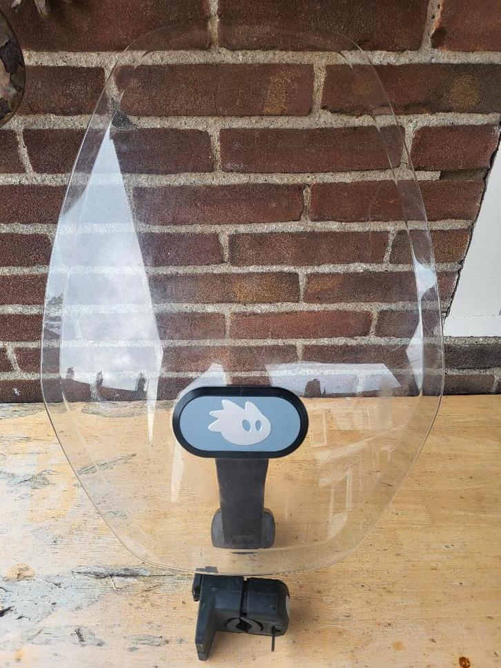 Yepp fiets voorzitje incl windscherm, Fietsen en Brommers, Fietsaccessoires | Fietsstoeltjes, Gebruikt, Voorzitje, 0 t/m 18 kg