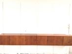 Poul Cadovius by Royal System vintagemodulair wandsysteem, Gebruikt, Teakhout, Ophalen of Verzenden, 200 cm of meer