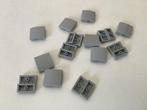 Lego dakpan 2x2x2/3 gebogen licht grijs, Ophalen of Verzenden, Gebruikt, Losse stenen, Lego